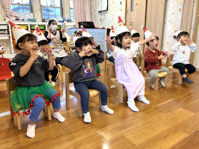 サンタがやってきた🎅