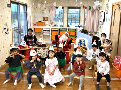 サンタがやってきた🎅